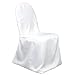 Polyester Banquet Chair Cover White