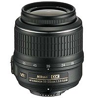 Nikon 18-55mm f/3.5-5.6G AF-S DX VR Nikkor Zoom Lens
