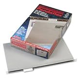 Pendaflex 415315GRA Hanging Folder, Reinforced w/Infopocket, Gray, 1/5 Tab, Legal, 25/box