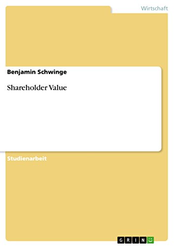 Shareholder Value (German Edition)
