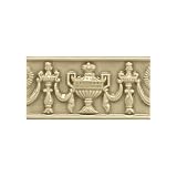 Adex USA Hampton Listello Empire 3 x 6 Olive Ceramic Tile & Stone