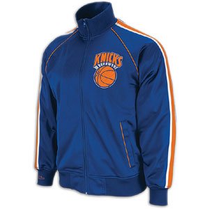 Mitchell & Ness New York Knicks Royal Blue Final Score Full Zip Track Jacket (XX-Large)