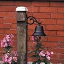 Whitehall Products Black Medium Dinner Bell