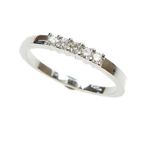 Orphelia Damen-Ring 750 Gold 5 Diamanten 0.20 Carat Gr. 56 (17.7) RD-33219/1 Preisvergleich