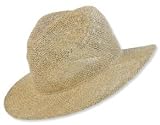 Safari Straw Hat with Pinched Top