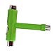 Green Multifunction Skateboard T Tools All In One with Small L Spanner(Green)