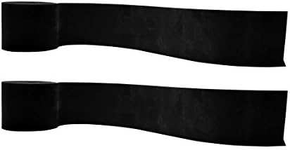 Floss Bands 2 Pack Fitbotic Black Band Wraps for Mobility &amp; Recovery Muscle Compression Tack Wrap Bands for Flossing Circulation, Therapy, Crossfit, Wrist, Shoulders, Knee Elbows Patella Ankle