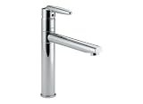 Delta 185 Grail Single-Handle Kitchen Faucet, Chrome