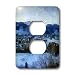 Boehm Digital Paint Mountains - Colorado Mountains Pikes Peak Sunset - Light Switch Covers - 2 plug outlet cover