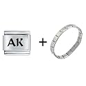Ak Alaska State Italian Charm Bracelet
