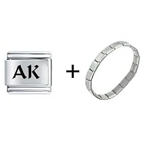 Ak Alaska State Italian Charm Bracelet