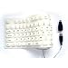 Electronics : Caterquip 106 Key Flexible Desktop Computer Keyboard (White)