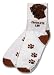 Chocolate Labrador Retriever Roll Down Sock