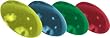 American DJ Z-CL100/PA Par 36 Color Caps For Pinspots $ Pack RGBY