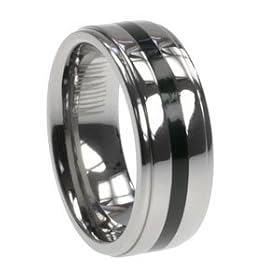 Titanium Ring comfort fit. Width: 8mm , 9