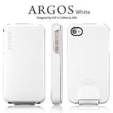 SGP アイフォン 4 / 4S ケース Argos 【 WHITE 】 本革 フリップタイプ for Apple iPhone 4 / 4S 【 SGP06829 】