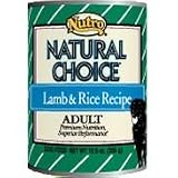 Nutro Natural Choice Adult Lamb and Rice Formula (24/5.5-oz cans)