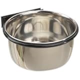 ProSelect Stainless Steel Coop Cups  -  Versatile Coop Cups for Pet and Animal Cages, 8-Ounce