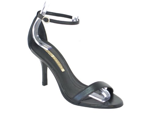 Buffalo 2431X-118 Damen Sandale Glattleder, schwarz (black)