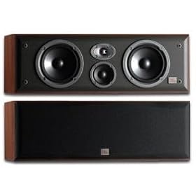 JBL Northridge EC35 3-Way Dual 5.25-Inch Center Channel Speaker, Single (Cherry)