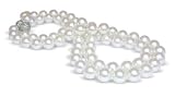 10 to 11mm white silver Australian double strand south sea pearl necklace 18