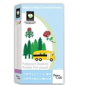 NEW Cricut Potpourri Basket Cartridge and DVD