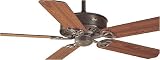 Hunter Ceiling Fans 23259 The Paramount XP Fan - Weathered Brick Traditional Indoor Fan 54 Span