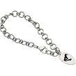 Stainless Steel Houston Texans Logo Dangle Bracelet