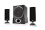 Cyber Acoustics CA-3550 3Pc Subwoofer And Satellite System, Black