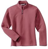 NEW Port Authority Signature - Ladies Activo 1/4 Zip Microfleece Rose-L