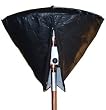 Fire Sense 02054 Outdoor Patio Heater Vinyl Head Cover - Black