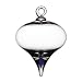 Orrefors Intermezzo Blue Drop Glass Ornament