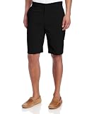 John Henry Mens Solid Flat Front Short