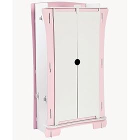 Kidsaw Kinder Childrens Wardrobe (Pink)