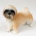 Lhasa Apso Puppycut Brown Figurine