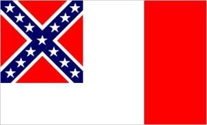 3rd Confederate Flag 3x5 NEW 3 x 5 Civil War Banner