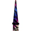 00 Gauge Multi Color Animal Print Acrylic Ear Taper