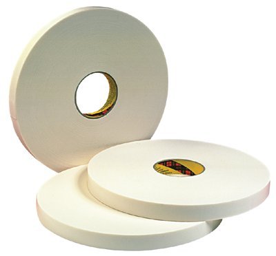 3M INDUSTRIAL 021200-06453 DOUBLE COATED URETHANE FOAM TAPE 1/2x36YD