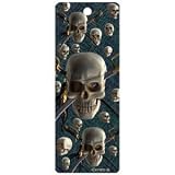 Pirate Skull with Patch 3-D Bookmark