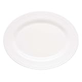 Lenox Tin Can Alley 16-Inch Oval Platter, White