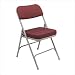 Series 3200 2-Inch Thick Padded Folding Chair [Set of 2] Color: Gray/Black Frame
