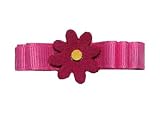 Suede Daisy Mini Bow