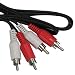 PCD Basics RCA Stereo Audio Cable - 25ft (7.6M)