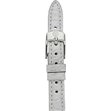 MICHELE 12mm Silver Alligator Strap