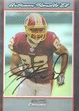 Antwaan Randle El, Washington Redskins, 2007 Bowman Chrome Autographed Card