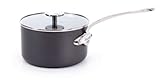 Mauviel M'stone2 8210.71 Sauce Pan with Glass Lid, 3-1/2-Quart