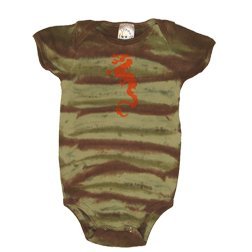 Diaper Dude Onesie Green Dragon 3-6months