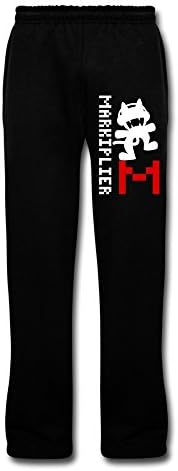 HYAQI Men's Cute Monstercat Sweatpants Black XL