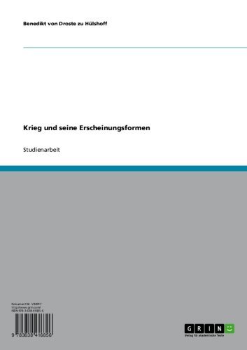 Krieg und seine Erscheinungsformen (German Edition)
