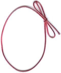 28" Red Metalic Stretch Loops